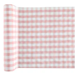 Badaboum Chemin De Table Vichy Rose 26Cm X 3M