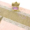 New Chemin De Table Vintage Jute Et Dentelle 15Cm Theme Dentelle