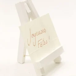 Badaboum Chevalet En Bois 10Cm Blanc