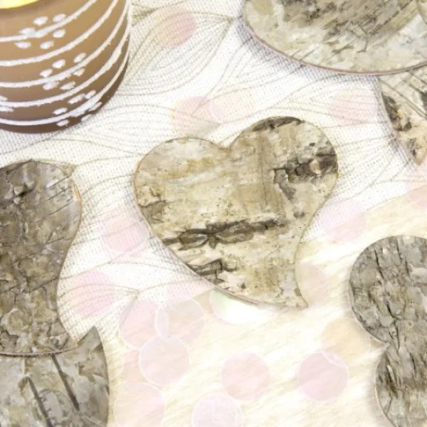 Badaboum Coeur D'Ecorce De Bois Naturel X 10 Pi Ces