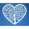 Badaboum Coeur G Ant Blanc Pour Decoration De Voiture Mariage X 10