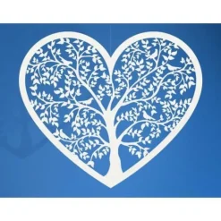 Badaboum Coeur G Ant Blanc Pour Decoration De Voiture Mariage X 10