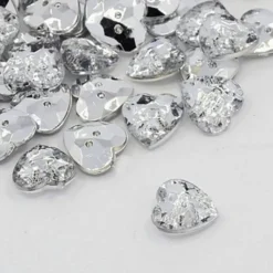 Badaboum Coeur Strass Pour Déco De Table X 30 Pi Ces Sale