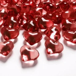 Badaboum Coeur Strass Rouge X 30 Pi Ces