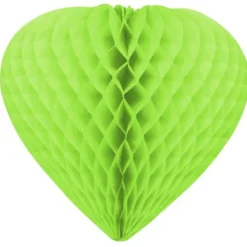 Badaboum Coeur Suspendre En Papier 30Cm Vert Anis