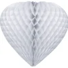 Badaboum Coeur Suspendre En Papier 30Cm Blanc