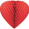 Badaboum Coeur Suspendre En Papier 30Cm Rouge