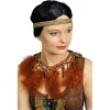 Badaboum Collier De Chef De Tribu Avec Plumes