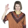 Badaboum Collier Indien Avec Plumes