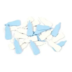 Badaboum Confettis Bapt Me Landau Bleu Ciel X 24 New