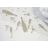 Badaboum Confettis De Table Champagne Argent