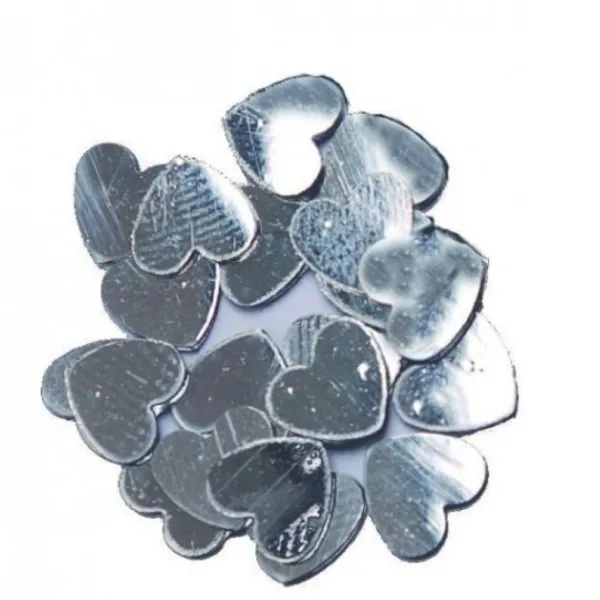 Badaboum Confettis De Table Coeur Argent 18Gr Best