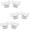 Discount Confettis De Table Colombe Avec Alliance Argent X 6 Pi Ces Theme Colombe