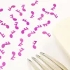Badaboum Confettis De Table Mariage Musique Fuchsia