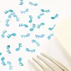 Badaboum Confettis De Table Mariage Musique Turquoise