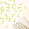 Badaboum Confettis De Table Mariage Musique Vert Anis