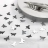 Badaboum Confettis De Table Papillon Argent