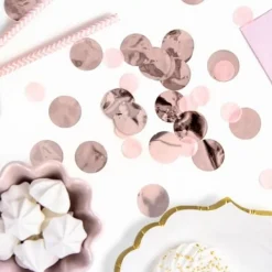 Badaboum Confettis De Table Rond Rose Gold Clearance