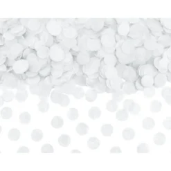 Badaboum Confettis Mariage Cercle Rond Blanc X 36 New
