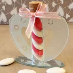 Badaboum Contenant Drag Es En Verre Eprouvette Coeur