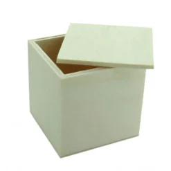 Badaboum Contenant Dragees Cube En Bois
