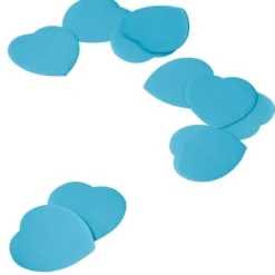 Badaboum Cotillons Coeur Turquoise 80 Gr