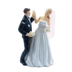Badaboum Couple De Mari S Fantaisie Part Du Gateau