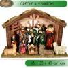 Badaboum Cr Che De Noel Avec 9 Santons Hot