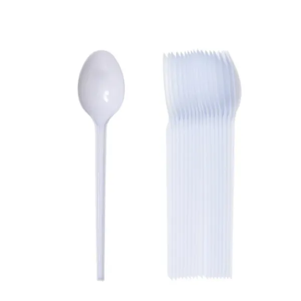Hot Cuill Res Caf Plastique R Utilisables Blanc X 100 Pi Ces Theme Eco-Responsable