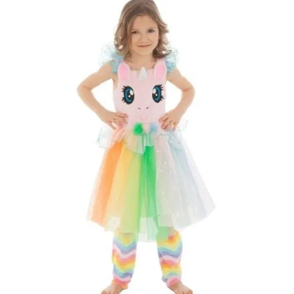 D Guisement Enfant Licorne Arc En Ciel 2/3 Ans Theme Licorne