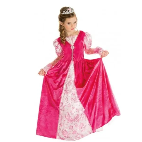 Outlet D Guisement Enfant Princesse Rose Luxe 7/9 Ans Theme Deco Princesse
