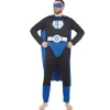 Badaboum D Guisement Homme Super Mari Bleu Noir L/Xl