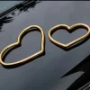 Badaboum Deco Voiture Mariage 2 Coeurs Dor S