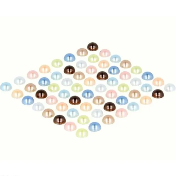 New Demi Perle Adh Sive Pastel X 64 Pi Ces Theme Deco Pastel