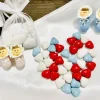 Badaboum Drag Es Coeur Chocolat Assorti Bleu Ciel Blanc Rouge X 500Gr