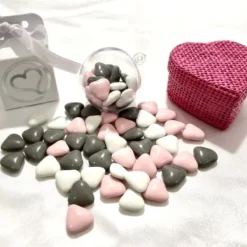 Badaboum Drag Es Coeur Chocolat Assorti Blanc Rose Gris X 500Gr