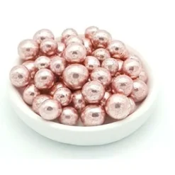 Badaboum Dragees Au Chocolat Confetti Rose Gold