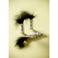 Badaboum Eprouvette A Dragees Musique Blanc En Verre 10Cm