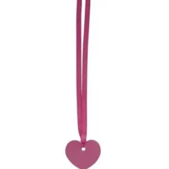 Badaboum Etiquette Coeur Fuchsia X12