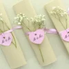 Badaboum Etiquette Coeur Rose X12 Pi Ces