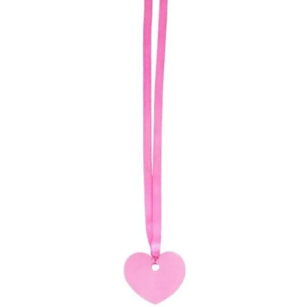 Badaboum Etiquette Coeur Rose X12 Pi Ces