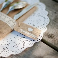 Clearance Etiquettes En Jute Avec Ficelle X 6 Pi Ces Theme Jute