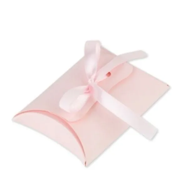 Badaboum Etui A Dragees Rose Avec Ruban Satin Rose X 10