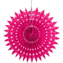 Hot Eventail Dentelle Fuchsia 20Cm X 2 Pi Ces Theme Dentelle