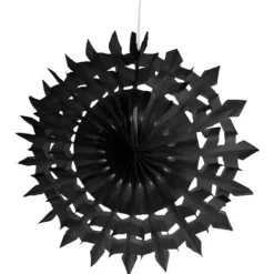 Eventail Dentelle Noir 20Cm X 2 Pi Ces Theme Dentelle