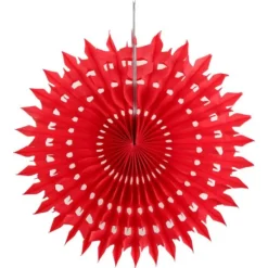New Eventail Dentelle Rouge 20Cm X 2 Pi Ces Theme Dentelle