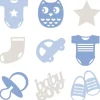 Best Feutrine Mini Silhouette B B Gar On X 45 Theme D Co Baby Shower