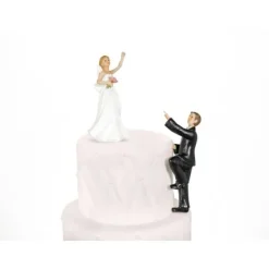 Badaboum Figurine Mariage Du Mari Qui Escalade