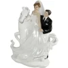 Badaboum Figurine Mariage Romantique Sur Cheval