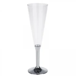 Badaboum Fl Te Champagne Plastique Argent Chrome X 20